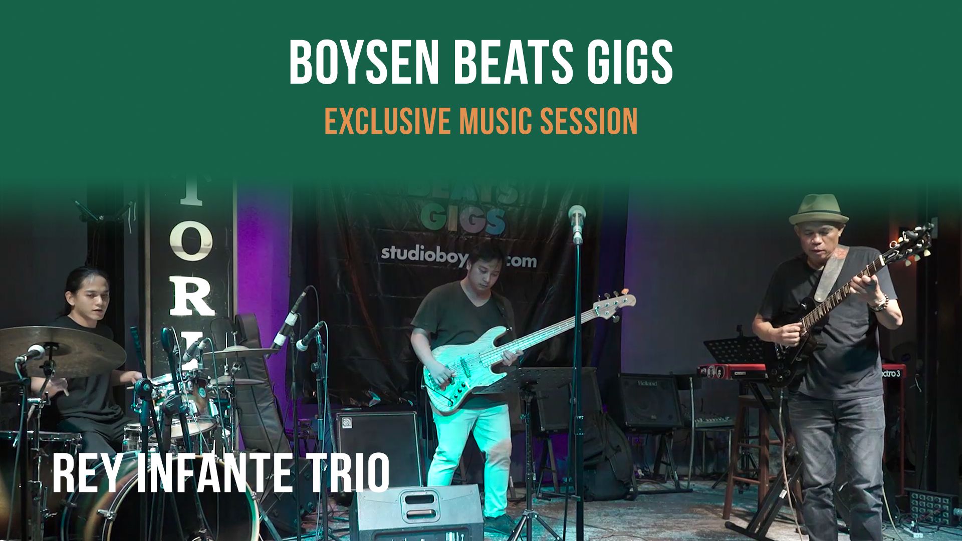 BOYSEN BEATS GIGS Rey Infante Trio