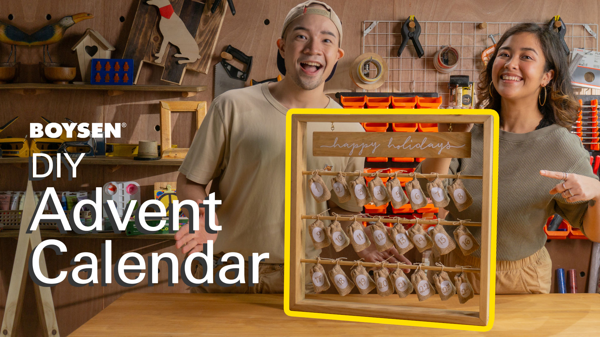 DIY WITH DAVE
ADVENT CALENDAR