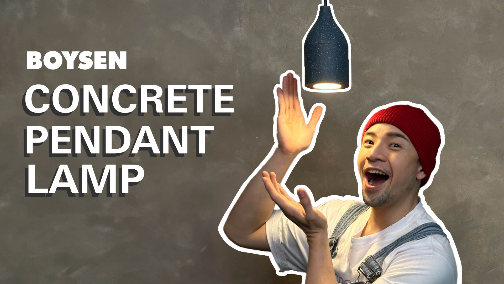 DIY WITH DAVE
CONCRETE PENDANT LAMP