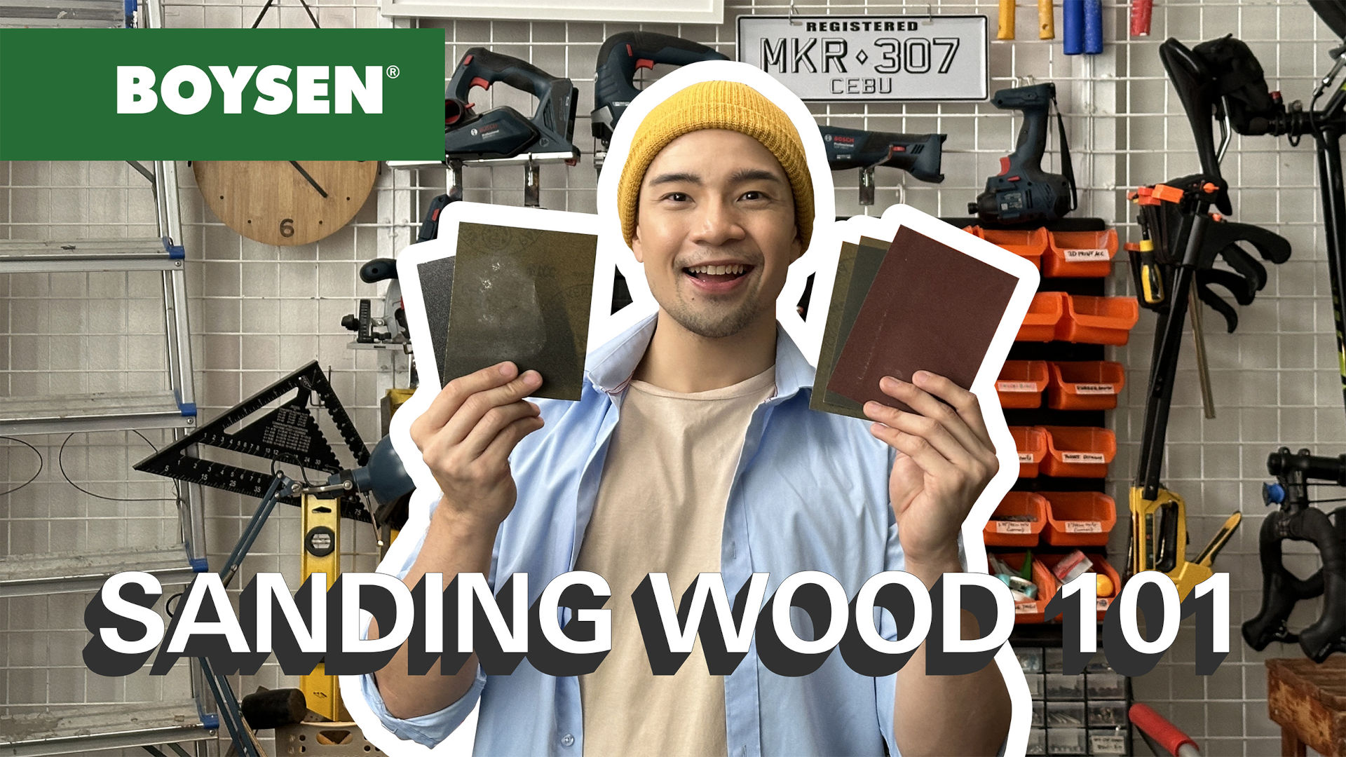 DIY WITH DAVE
SANDING WOOD 101