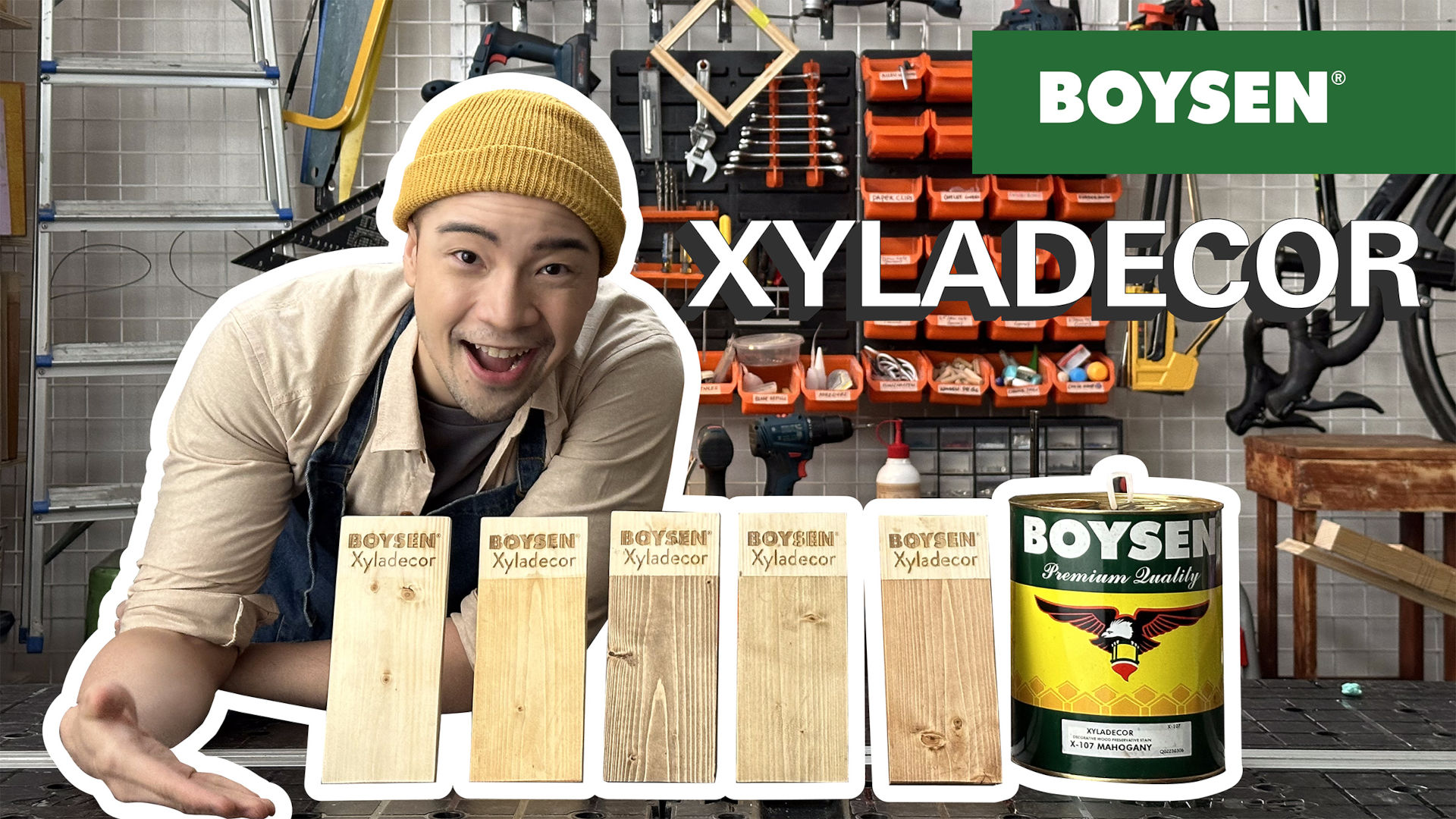 DIY WITH DAVE
BOYSEN XYLADECOR